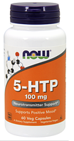 5-ХТП Гидрокситриптофан Now Foods 5-HTP 100 mg 60 Caps