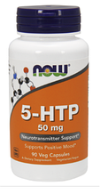 5-ХТП Гідроксітріптофан Now Foods 5-HTP 50 mg 90 Caps