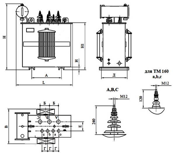 Купить Трасформатор ТМ 250 кВА, цена 168000 ₴ — Prom.ua (ID#39272901)