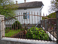Кованый забор, кованые цветы 1214