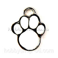 Підвіска з емаллю Лапка (2,2*1,7 см)