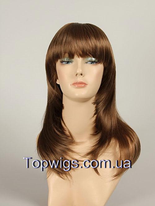 Довга перука з чубчиком Karmelita з канекалону русявий колір, фото 1