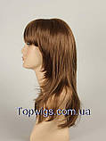 Довга перука з чубчиком Karmelita з канекалону русявий колір, фото 3