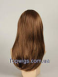 Довга перука з чубчиком Karmelita з канекалону русявий колір, фото 4