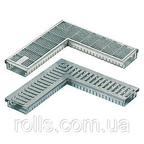Дренажный желоб SitaDrain угловой, с сетчатой решеткой из нерж. стали ...