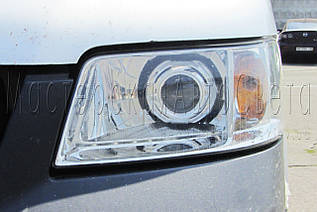  Volkswagen Transporter T5 — встановлення біконових лінз KOITO Q5 у фари