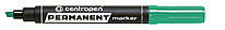 Маркер перманентний Centropen 8576 зелений кліноподібний, 01862