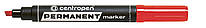 Маркер перманентний Centropen 8576 червоний кліноподібний, 01850