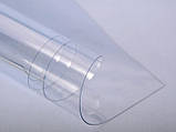 Тонкий листовий пластик прозорий ПВХ 0,5 мм аркуш 1220х2440 мм, фото 3