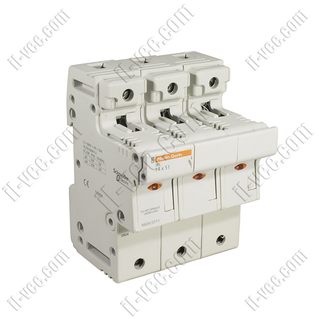 Роз'єднувач-запобіжник MGN15711 SBI14x51 50A 690V 3P Schneider Electric