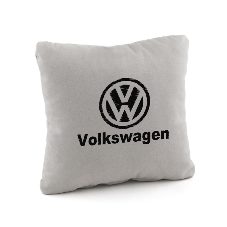Подушка з логотипом Volkswagen флок, фото 1