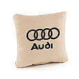 Подушка з лого Audi флок, фото 3