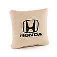 Подушка з лого Honda флок, фото 2