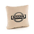 Подушка з лого Nissan флок, фото 2