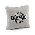 Подушка з лого Nissan флок, фото 3