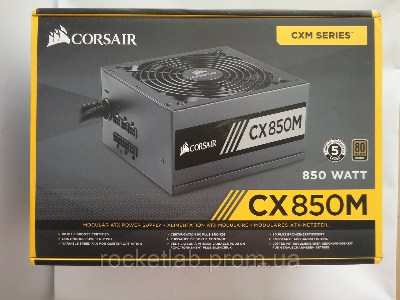 Блок питания CORSAIR 850W (CX850M) - фото 2 - id-p569398478