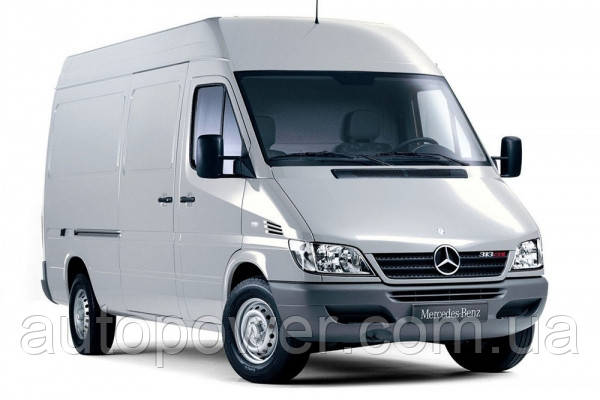 Фаркоп на Mercedes Sprinter 3, 55 (2 запаски бампер з підніжкою) 1995-03/2006