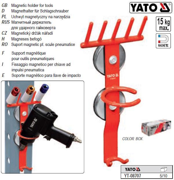 Тримач інструменту до 15 кг магніт YATO YT-08707