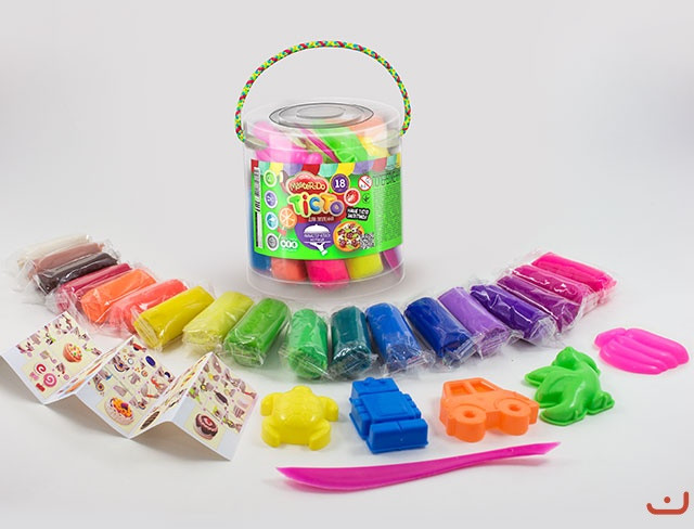 Набір для творчості "Тісто для ліплення "Master Do" (рос), 18 кольорів, ТМ Danko Toys, ТЛ-02-22