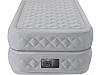 Велюрове надувне ліжко одномісне Intex Легко 191х99х51 см, фото 3