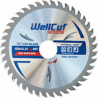 Диск пильний по дереву WellCut Standard 125*22.23 40 t