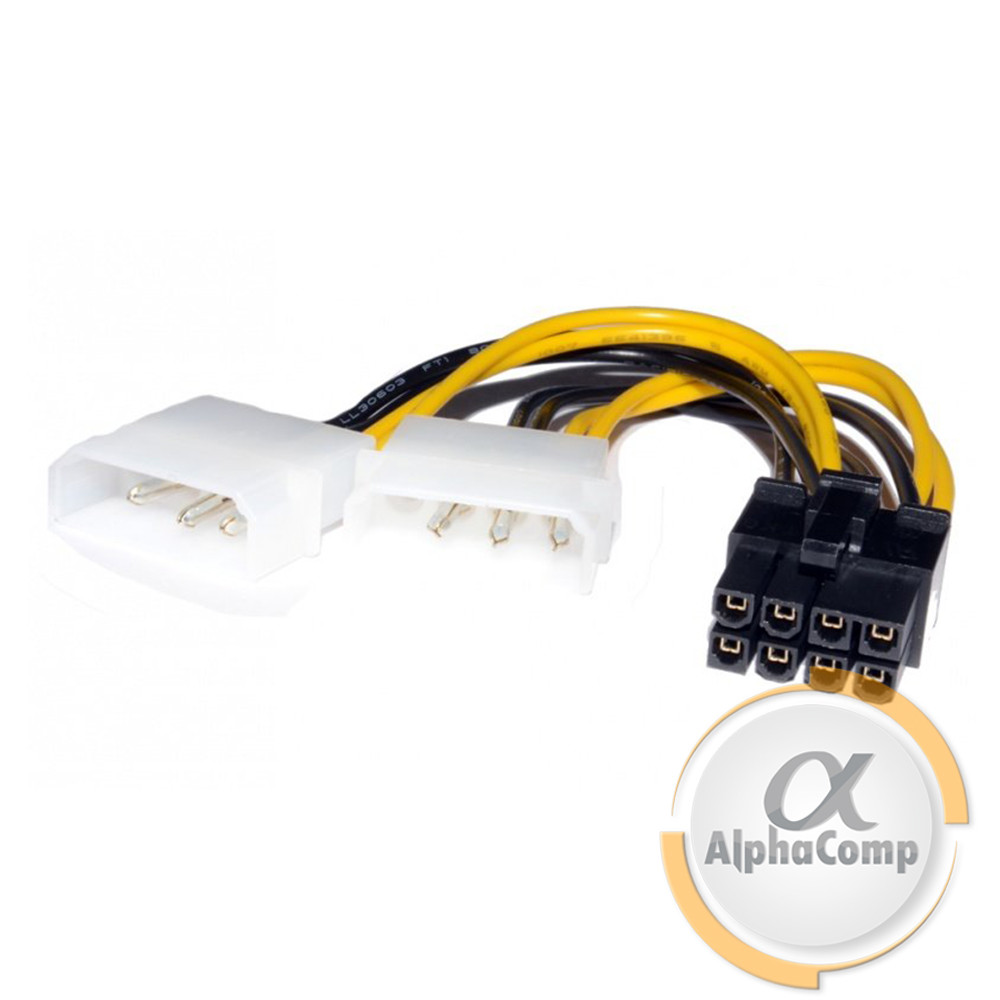 Кабель живлення MOLEX×2 — 8pin Pci-E