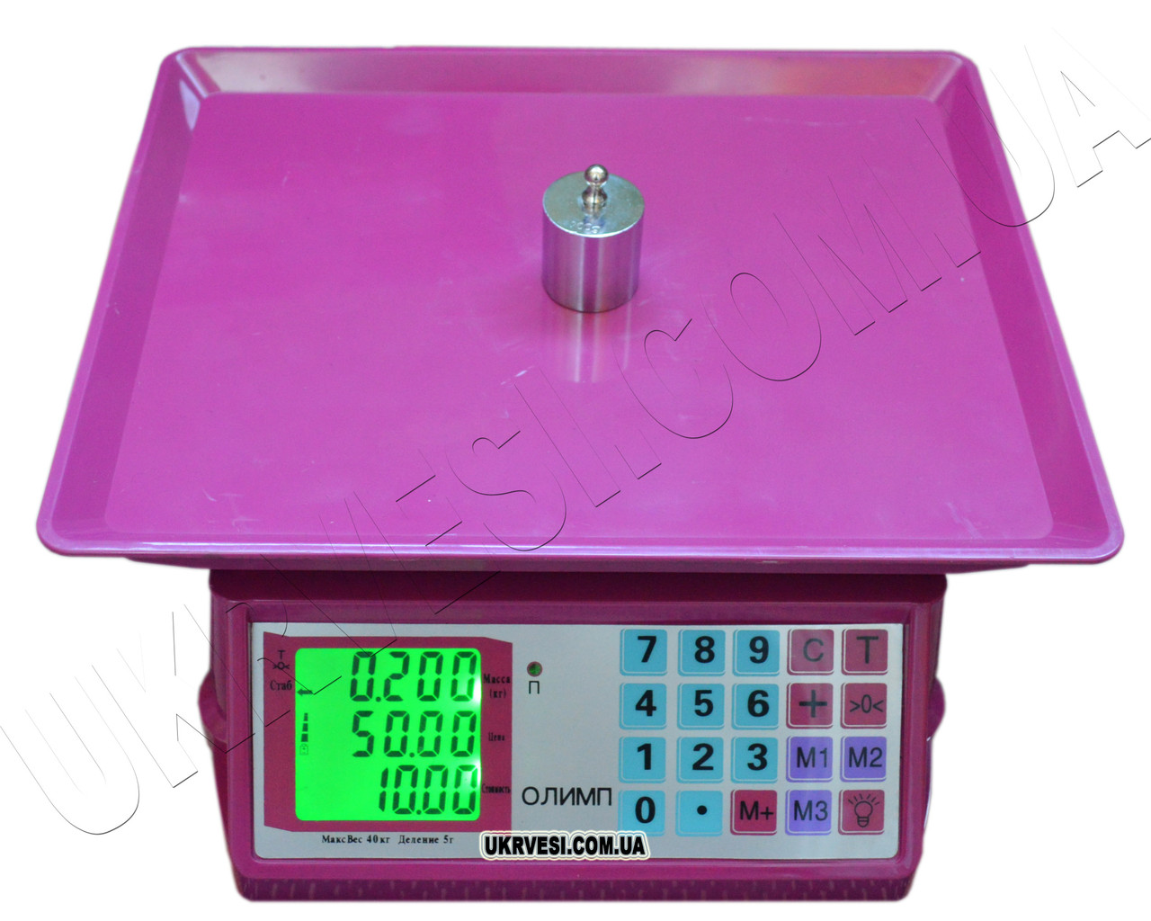 Весы торговые «Олимп ACS-802» (40 кг) - фото 3 - id-p39300156