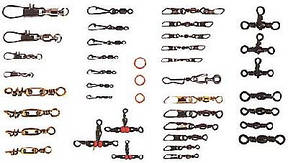 Вертлюги, карабіни, заводні кільця