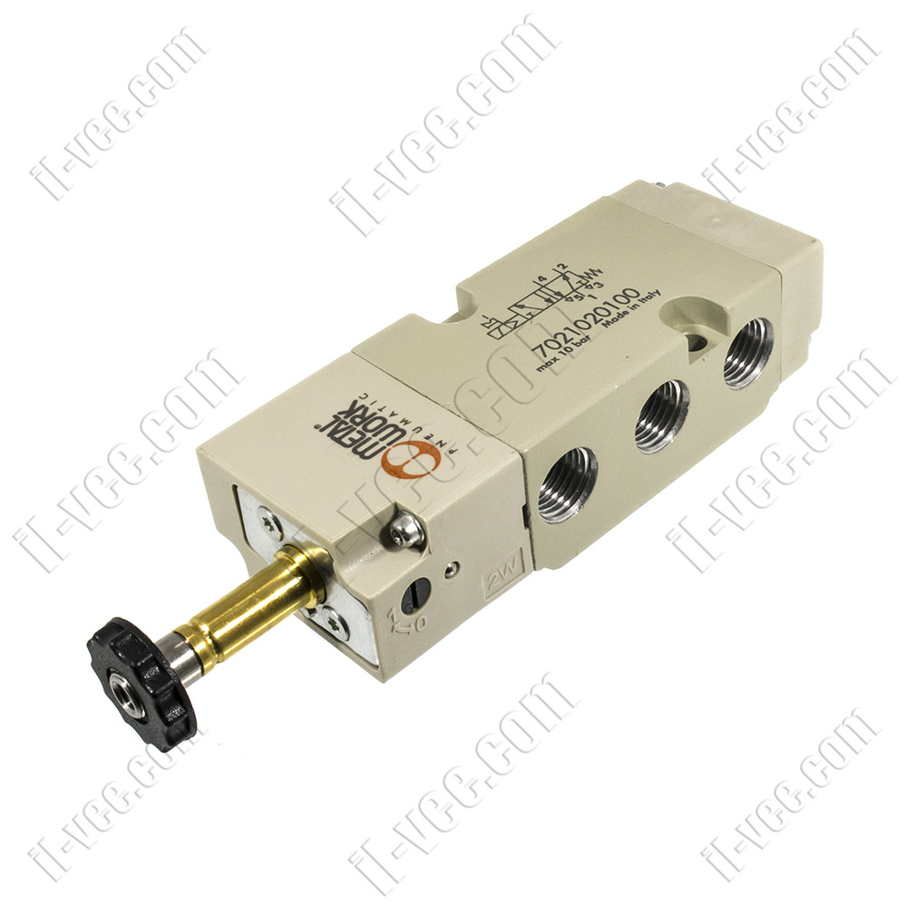 Пневморозподілювач Metal Work 7021020100, V.NAMUR EP. 5/2, 1/4", фото 1