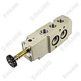 Пневморозподілювач Metal Work 7021020100, V.NAMUR EP. 5/2, 1/4", фото 2