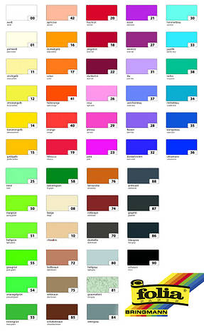 Папір для дизайну, Fotokarton A4 (21*29.7 см), №11 Насичено-жовтий, 300г/м2, Folia, фото 2