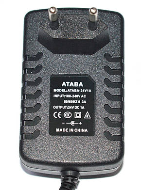 Блок живлення 24V 1A Ataba ( 5,5 * 2,5мм ), фото 3