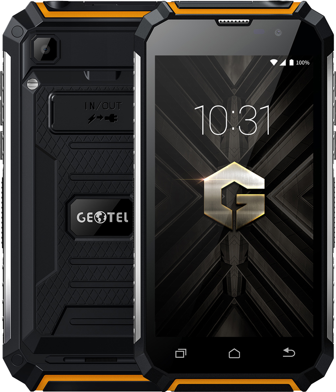 Geotel G1 Terminator, 7500 mAh, 2/16 Gb, Android 7.0, PowerBank, IP-67, 2 SIM, 8 Mpx, дисплей 5"