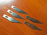 Лезо #11 для монтажного скальпеля. Комплекти по 5 штук у футлярах., фото 2