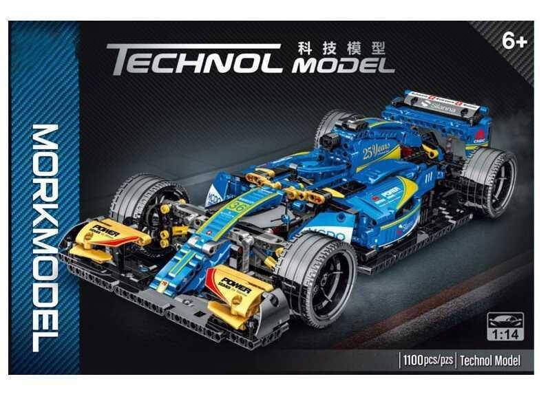 

Конструктор Racing F1 Гонки 1100 деталей 023007 в кор. 61*41*8см, Красный
