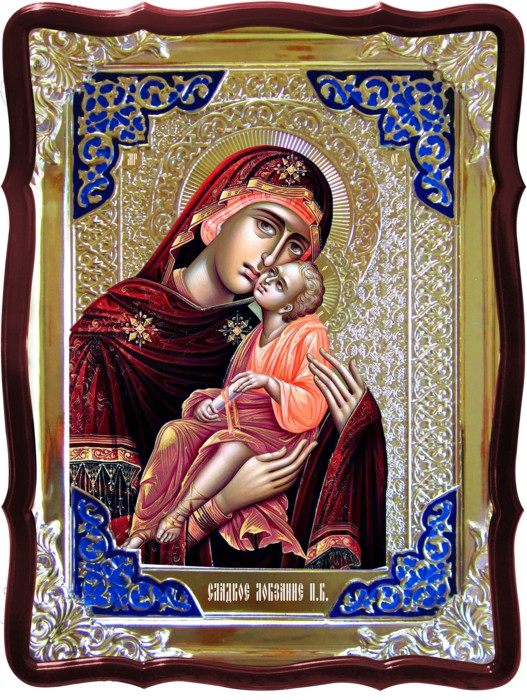 Ікона в інтернет магазині Солодке цілування Пресвятої Богородиці, фото 1
