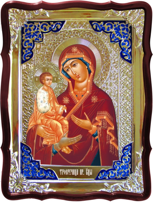 Православні ікони святих: Троєручиця Пресвятої Богородиці