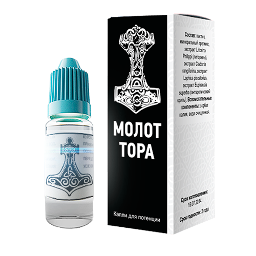 Краплі для потенції Молот Тора (оригінал)