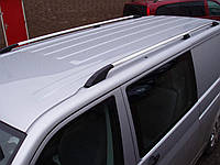 Рейлинги на крышу с металлическими креплениемя Volkswagen T-5 Transporter/ Caravelle/ Multivan 2004- ДЛИННАЯ