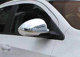 Накладки на дзеркала Chevrolet Aveo T300 2011- пластик