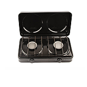 Газова плита-таганок Елна ПГ2-Н 2 конфорки з верхньою кришкою