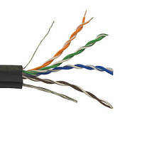 Кабель UTP Сat.5e KW-Link 4x2x(0,51CCA) диам.-5,3мм, серый