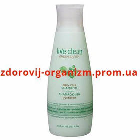 Зміцнювальний шампунь для волосся Live Clean Green "Зелена Земля" зміцнює Earth Moisturizing Shampoo