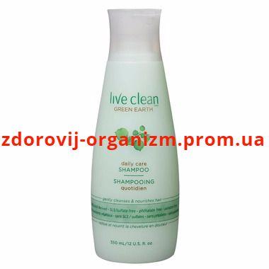 Зміцнювальний шампунь для волосся Live Clean Green "Зелена Земля" зміцнює Earth Moisturizing Shampoo