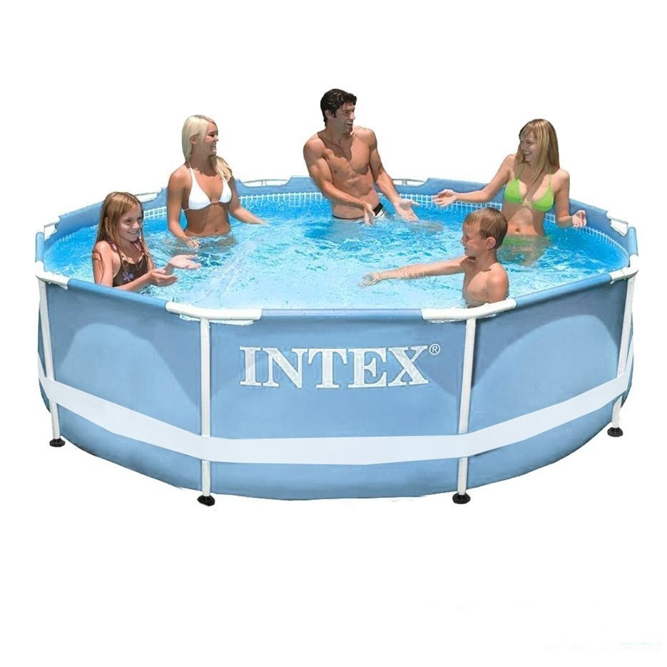 Каркасний басейн Intex Збірний Prism Frame 305x76 см Басейн круглий