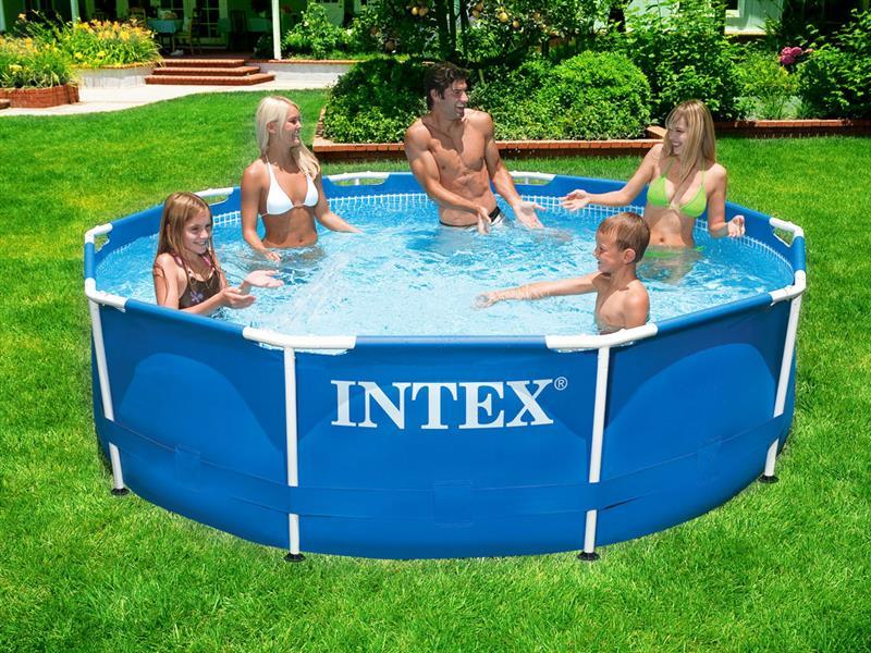Каркасний круглий басейн METAL FRAME POOL 305х76 см Intex Басейн круглий
