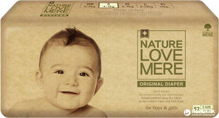 Підгузки NatureLoveMere, Original, розмір S (4-7кг), 52 шт.