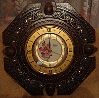 Дерев'яний годинник ручної роботи 50 см * 50 см