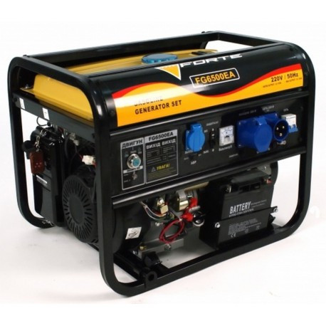 Генератор бензиновий Forte FG6500EA (5,5 кВт)