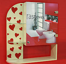 Дзеркальна шафа для ванної кімнати (шафка дзеркальна) м"859"